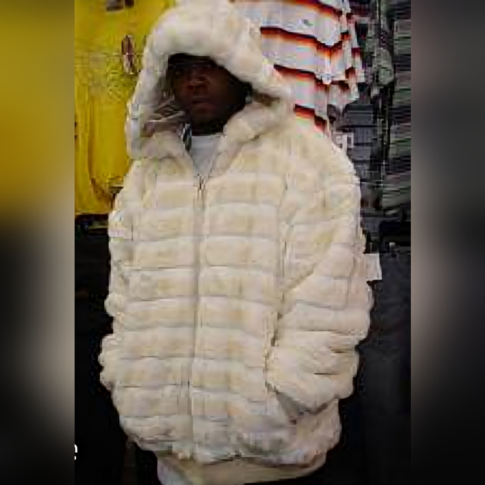 RARE Men's Very HighQuality  Fur Coat Vintage 2000s New ConditioN , Luxurious